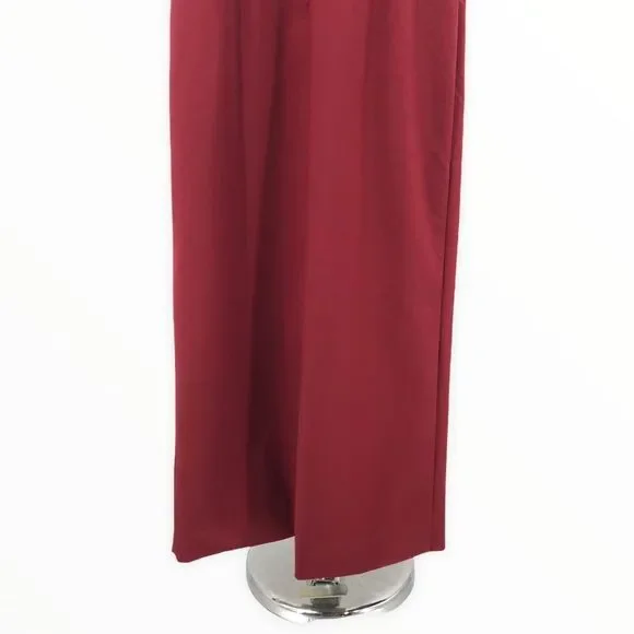 NBD x Revolve Maroon Off Shoulder Corah Gown - Picture 8 of 15